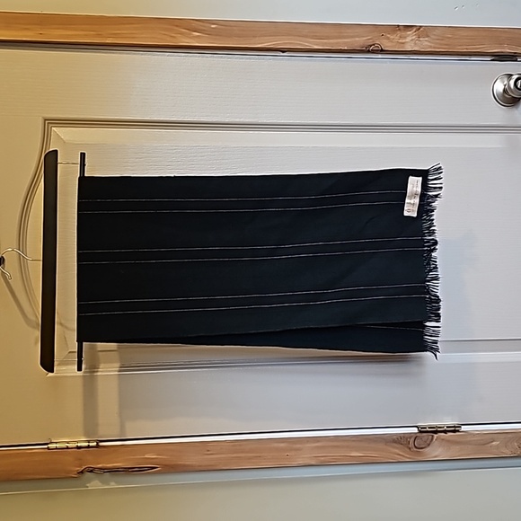 Vintage all wool made in Scotland green and blue scarf - Picture 4 of 5